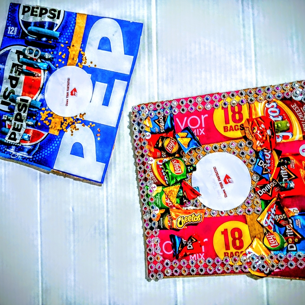 Pepsi and Frito-Lay Snack Handmade (Novelty)Press On Nails Size Small-Medium